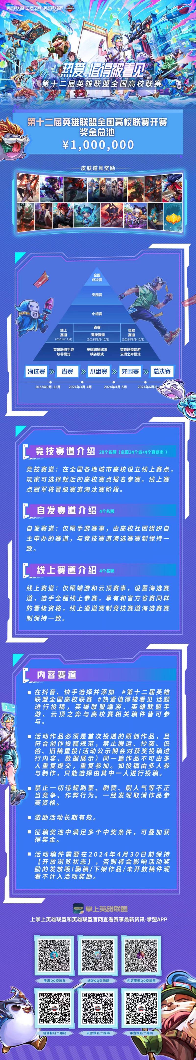 lol百校联赛有哪些学校