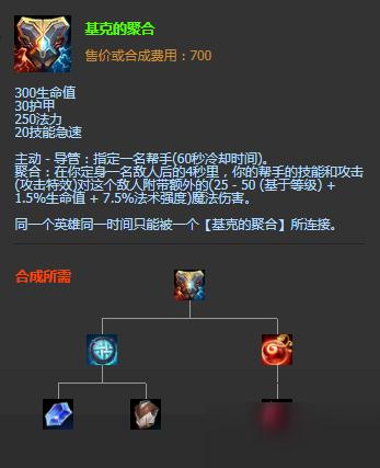 英雄联盟基克的聚合属性什么-lol基克的聚合装备属性介绍