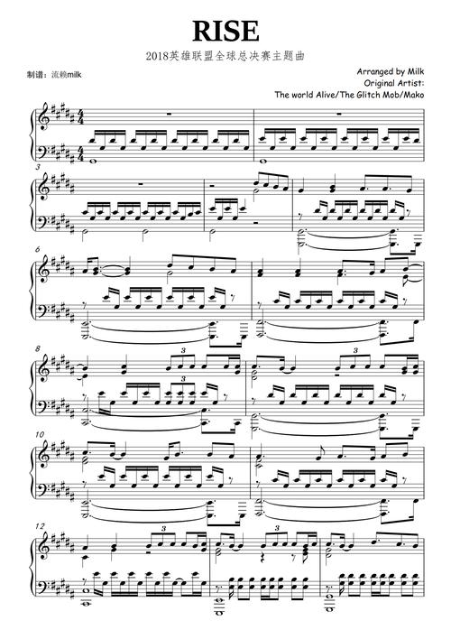 英雄联盟2018s8总决赛主题曲rise歌词?